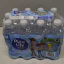 Pure Life Purified Water Bottles, 12 Pack - Still Bottled Water Enhanced with Minerals for a Crisp Taste, Plastic Bottles - 16.9 Fl Oz