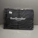 Dog Car Seat Cover for Back Seat, Hard Bottom Back Seat Extender for Dogs, Waterproof Dog Hammock for Truck Support to 400lbs, Car Seat Protector for Cars, Trucks, SUV, Jeep (Universal-PU-Orange)