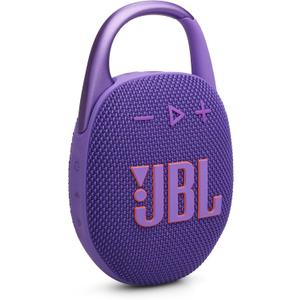 JBL Clip 5 - Ultra-Portable, Waterproof & Dustproof Bluetooth Speaker, Big JBL Pro Sound with Punchy bass, Integrated Carabiner, Up to 12 Hours of Play, Made in Part with Recycled Materials (Purple)