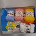 HEJIN Beginner Crochet Kit, Crochet Kits for Kids and Adults, 3PCS Crochet Animal Kit for Beginners Include Videos Tutorials, Yarn, Eyes, Stuffing, Crochet Hook - Boys and Girls Birthdays Gift