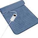 Heating Pad for Gifts Soothing Heat Therapy for Women & Men, Perfect Christmas, Mothers Day, Birthday Gifts for Her, Dad Gifts & White Elephant Gift, Cozy Stocking Stuffer for Women/Mom (12'' x 24'', Blue)