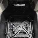 Fullwill Air Fryer with Viewing Window 6QT,12 Cooking Presets,AirFry,Roast,Bake,Reheat,Dehydrate, 1700W Fast Even Heating, Max 400F, Nonstick Basket Dishwasher Safe,for Families and Party (vision)