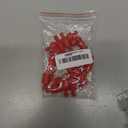 PATIKIL 32pcs Magnets Push Pins, 0.8x0.5 Strong Fridge Magnets Magnetic Whiteboard Decorative Thumbtacks for Refrigerator Locker Calendar Office, Red