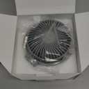 Momcozy 8000mAh Portable Stroller Fan, 27H Ultra-long Battery Life Detachable 4 Speed 360Rotate LED Night Light with 2 Modes, USB Rechargeable Handheld Cooling Fan for Travel/Car Seat/Bedroom