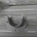 Ruiony 2 Pack Closet Rods for Hanging Clothes, 17 to 84 Inch Heavy Duty Stepless Adjustable Closet Hanging Rod, 1.3 Inch Diameter Metal Closet Rod for Wardrobes Laundry Bedroom RV, White