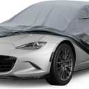 16 Layers Car Cover for Sports Coupe Small Car Waterproof All Weather, Universal Fit Mazda Miata/MX-5, BMW Z3, Honda S2000, Chrysler Crossfire, Saturn Sky, Pontiac Solstice etc.
