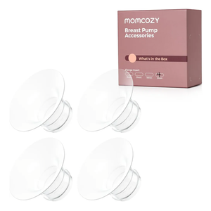 Momcozy Original Replacement Accessories for M5| M6| M9, FoodGrade Silicone & BPA Free, Original Breastfeeding Parts, Inserts 21mm, 4 Pack