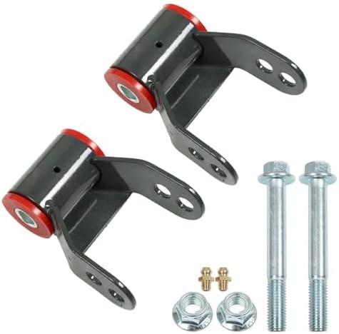 labwork Pair 1.5 or 2 Lift Kit Rear Shackle Replacement for Chevy K1500 K2500 4WD 1988-1998 Replacement for GMC Yukon 4WD 1992-1999