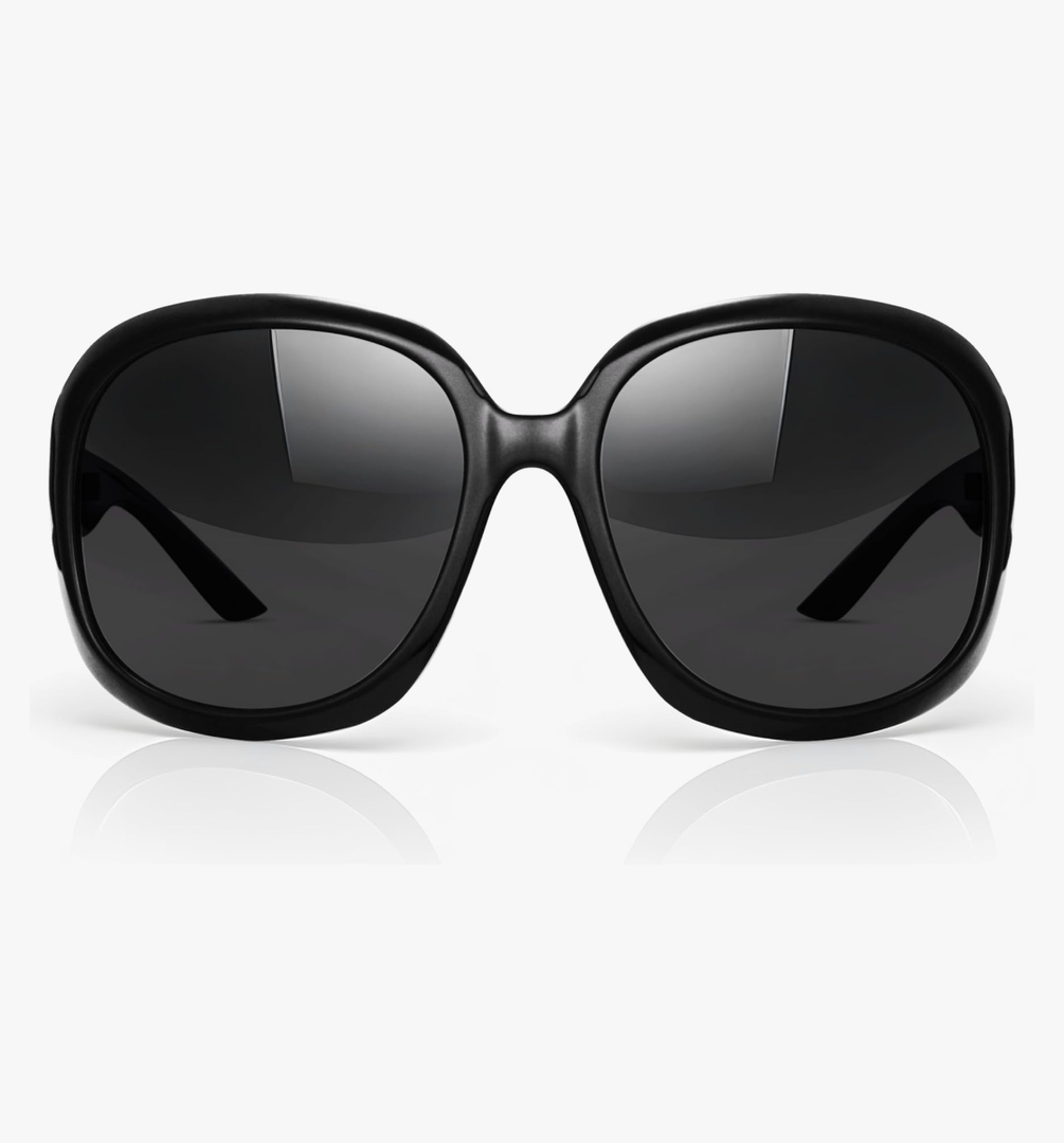 miyya Bug Eye Oversized Polarized Sunglasses Womens, Trendy Retro Sun Glasses for Women 2024, Oversized UV Protection Shades