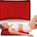 VARIPOWDER 31x17'' Red Light Therapy Mat for Body | 522 Leds Red Light Blanket with Timer, 660nm & 850nm Infrared Light Mat, Back Shoulder Knee Use, Muscle Pain Relief, Goggle
