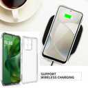 2 x for Motorola Moto G Power 2025 Case, Clear Soft TPU Anti-Yellowing, Wireless Charging Compatible, 4 Corners Airbag Ultra Slim Shockproof Protection Phone Cover for Moto G Power 5G 2025 (Clear)