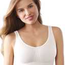 Bali Womens Wireless Bralette Bra, One Smooth U Bras for Women, Seamless Bralettes, No-Bulge, Smoothing, Pullover XX-Large, White
