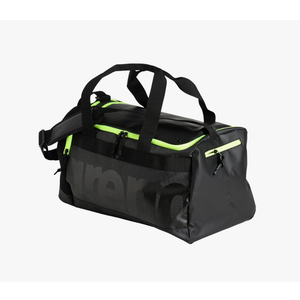 ARENA Spiky III Duffle 40 Sports Bag, Adults, Unisex, Dark_Smoke-Neon_Yellow (Multicoloured), One Size