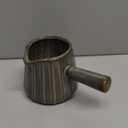 Espresso Cups Ceramic, 200ML Espresso Measuring Cup with Spout, Expresso Shots Cups with Handle, Espresso Accessories, Dark Green