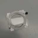 Belkin USB A to USB C Cable, 6.6ft, 15W - Type C Charger, iPhone Charger Cord, Soft, Braided, Flexible for iPhone 16 & 15, Galaxy S25, Pixel 9, iPad Pro, Airpods Pro, Switch & More - White