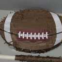 Hooqict Football Pinata with Bat Stick & Hanging Loop for Boys Football Birthday Party Decorations Game Day Tailgate Party Supplies Kids Sports Ball Pinata