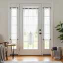 Fvonzon 6 Pack Small Tension Rods 12-19 Inch, Thin Tension Curtain Rods for Windows, Spring Rod for Closet, Cabinet & Kitchen, Mini Curtain Rod Tension Fit, Tiny Skinny Compression Rods Black