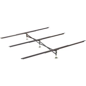 Glideaway X-Support Bed Frame Support System, GS-3 XS Model - 3 Cross Rails and 3 Legs - Strong Center Support Base for Full, Queen and King Mattress, Box Springs, and Bed Foundations