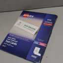 Avery Printable Tent Cards, 3.5" x 11", White with Embossed Border, 50 Blank Place Cards for Laser and Inkjet Printers (5309)