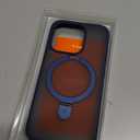 TORRAS Ultra-Magnetic Ostand for iPhone 15 Pro Case, [Compatible with MagSafe] [Flexible Stable Stand] Military-Grade Protection Translucent Slim Anti-Scratch Ring Kickstand, Navy Blue 6.1"