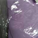 Toddler Girls Cotton Dress Double Flutter Sleeve Baby Tie Back Dress Kids Casual Ruffle Dresses (Purple)