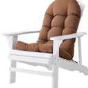 Enipate Weather Resistant Cushions for Adirondack Chair High Back Indoor Outdoor Patio Tufted Lounge Cushion Seat Pads