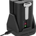 2 Pack Replacement Battery for Ring Doorbell - 7200mAh Rechargeable Quick Release Batteries with Charger Station for Ring Doorbell Stick Up Cam Spotlight Cam and Other Cam, Long-Lasting Life