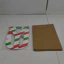 QOUBAI 3PCS Christmas Joy Candy Cane Yard Signs with LED Lights and Stakes Xmas Peppermint Decorations Holiday Waterproof Lighted Lawn Joy Yard Sign for Outdoor Garden Pathway Walkway Patio