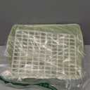 Automatic Parakeet Bird Bath with Pump, Large Bird Shower Fountain Indoor Bathtub with Running Water, Parrot Bath Tub Faucet for Pet Birds, African Grey, Cockatiel, Conure, Budgie, Lovebird (Square - Green)