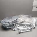 Careboda Bedside Commode Chair with Bucket for Seniors, Portable Extra Wide Commode Seat for Toilet, Folding Steel Chair with 5 Adjustable Heights, 300 Pound Support Capacity, 7.5 Qt. Bucket