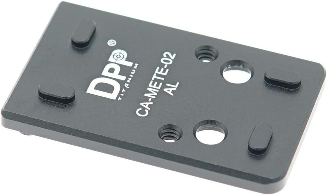 DPP Titanium Adapter Plate for Canik Mete/TTI Optic Ready Holosun 407/507C/508T Osight C/XR and Trijicon RMR/SRO