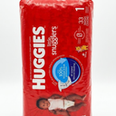Huggies Little Snugglers Baby Diapers, Size 1.   33 Ct, Newborn Diapers