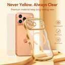 for iPhone 17 Pro Max Case: [Cute Wave Frame][Fit for MagSafe] Military Drop Shockproof Protection, Camera Protective Glossy Slim Magnetic Wavy Phone Cover for Women Girls 6.9'', Clear/Desert