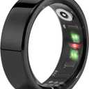 Smart Ring Health Tracker, Fitness Sleep Heart Rate Blood Oxygen Tracker Smart Ring, Water Resistant Bluetooth Fitness Tracker Rings