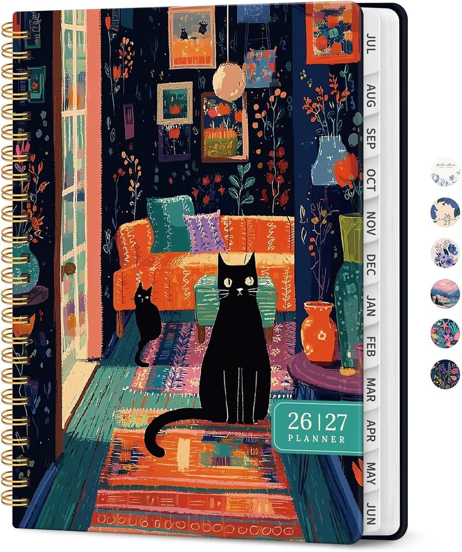 Academic Planner 2026-2027, Monthly & Weekly Jul 2026-Jun 2027 Planner