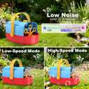 Bubble Machine Durable Automatic Bubble Blower, 18000+ Big Bubbles Per Minute Bubbles for Kids Toddlers Bubble Maker Operated by Plugin or Batteries Bubble Toys for Indoor Outdoor Birthday Party