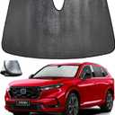 Windshield Sun Shade for Honda CRV 2023-2025, 5-Layer Bubble Foldable Thicken Front Window Sunshade Sun Visor Protection Accessories - Blocks Heat & UV Rays Keep Car Cooler