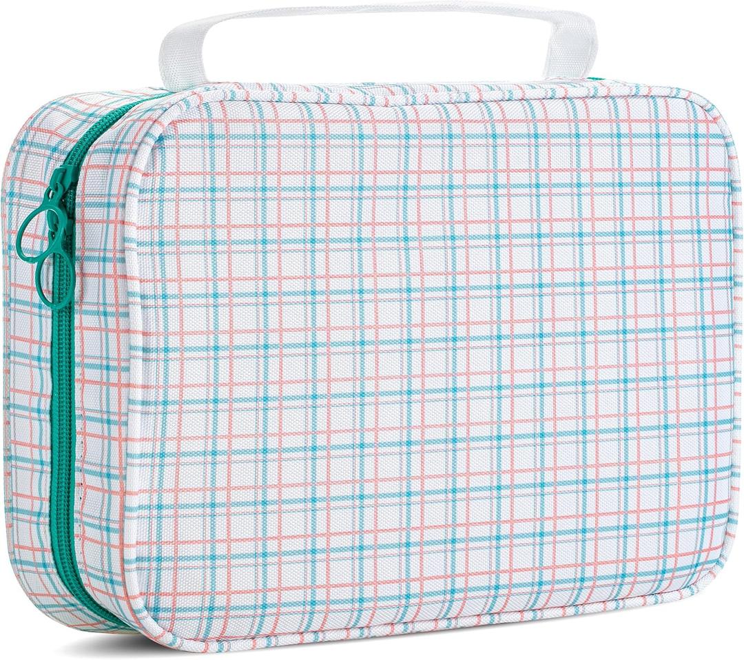 Mr. Pen- Bible Case, Bible Covers for Women, Bible Bag, Bible Covers (Plaid Pattern)