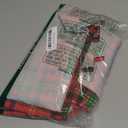 Romanstile Christmas Rectangle Red Plaid Tablecloth - 60 x 84 Inch - Checkered Water Stain Resistant Table Cover, Washable Polyester Table Cloths for Xmas Dinner/Party Decoration/Holiday