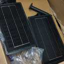 Solar Street Lights Outdoor, 6500K Outside Waterproof LED Street Light Dusk to Dawn, Wide Angle Lamps with Motion Sensor & Remote Control, Solar Lights Outdoor for Garden Yard, 4 Pack (White)