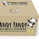 Andy Pandy Bamboo Disposable Diapers Small, 8-16 lbs (3-8 kg), 108 count