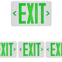 TANLUX Green Exit Sign, LED Emergency Exit Light with Battery Backup, UL Listed, AC 120/277V, Hardwired Exit Signs with Emergency Lights, Commercial Emergency Lights for Business - 4 Pack
Amazon's Choice