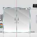 Door Access Control System 600lb Electric Magnetic Door Lock Kit Waterproof Keypad ID Card Smartphone Tuya App Remote Control