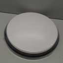 DYMOND 10" Matte Black LED Ceiling Light Flush Mount Lighting Fixture Dimmable Daylight for Bathroom Kitchen Laundry Room Closet (4000K Natural Daylight, Matte Black)