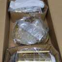 NIORSUN Battery Operated Wall Sconce Set of 2, Gold Wireless Rechargeable Wall Lights with 5200mAh Dimmable Detachable Bulbs and Remote, 9 Colors Sconces Wall Decor for Bedroom Living Room Hallway