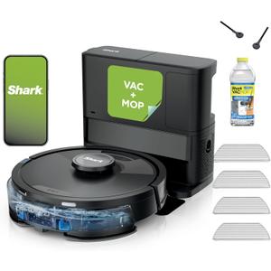 Shark Matrix Plus Robot Vacuum and Mop with Self-Empty HEPA Base, Sonic Mopping, Matrix Clean, Home Mapping, HEPA Bagless Self Empty Base, CleanEdge, for Pet Hair, UR2650WS