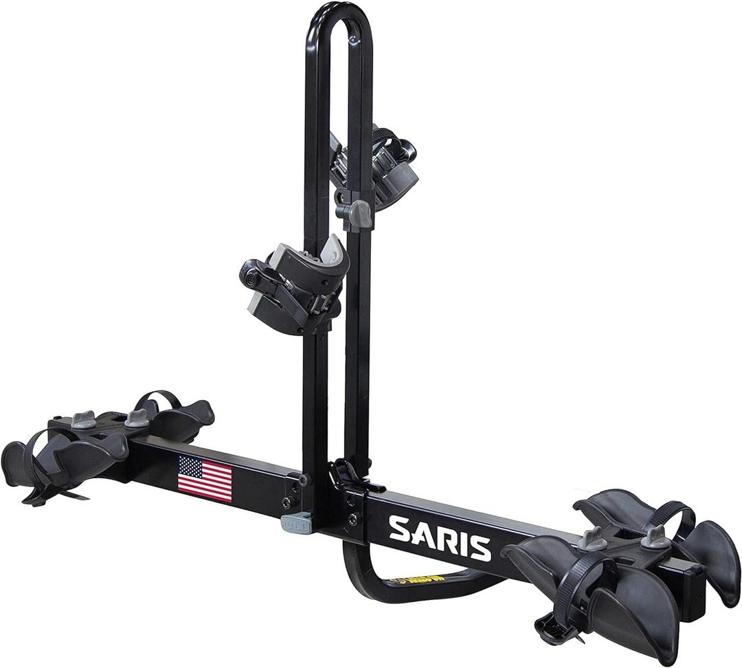 Saris Freedom Hitch Rack Lightweight Platform Bike Carrier for Car, SUV & Truck No Frame Contact, Anti-Wobble, E-Bike Compatible 2 or 4 Bike