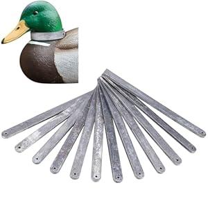 12 Pcs Waterfowl Flexible Strap Weights Decoy Anchors Hunting Decoy Accessories for Duck Hunting