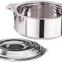 Stainless Steel Casserole, Steel Serving Pot,Steel Chapati Storage Box, Stainless Steel Serving Pot Handi