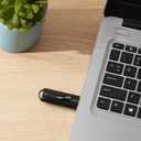 128 GB Ultra Fast USB 3.1 Flash Drive, Retractable, High-Speed Data Transfer Storage Device, Black